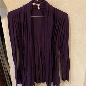 Deep purple cardigan